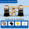 Yourelexit Opera Glasses Binoculars 3X25 Lorgnette Theater Glasses Optical BK9 Mini Compact Lightweight Built-in Foldable Vintage for Adults Women Men in Musical Concert Cinema view 3
