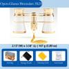 Yourelexit Opera Glasses Binoculars 3X25 Lorgnette Theater Glasses Optical BK9 Mini Compact Lightweight Built-in Foldable Vintage for Adults Women Men in Musical Concert Cinema view 2