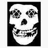 Heartagram Misfits Skull Sticker Decal Laptop Car Window Vinyl 5" view 1