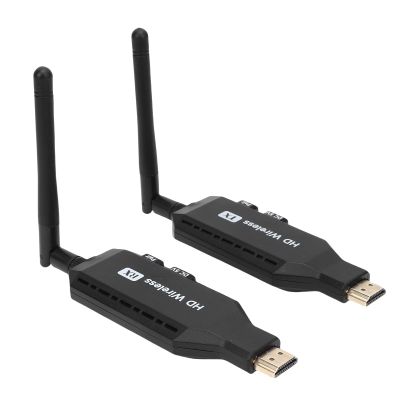 Cuifati Wireless HD Multimedia Interface Transmitter and Receiver, Plug & Play Wireless Extender, 50M Range 1920x1080 60Hz 5.8GHz for PC Laptop to TVs Monitors Projectors