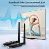 Cuifati Wireless HD Multimedia Interface Transmitter and Receiver, Plug & Play Wireless Extender, 50M Range 1920x1080 60Hz 5.8GHz for PC Laptop to TVs Monitors Projectors view 2