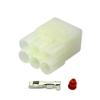 1/5/10/20/50 Sets 6 Pin 6187-6801 6180-6181 Automotive Motorcycle Connector Ignition Switch Plug(1 Set 6p Female) view 1