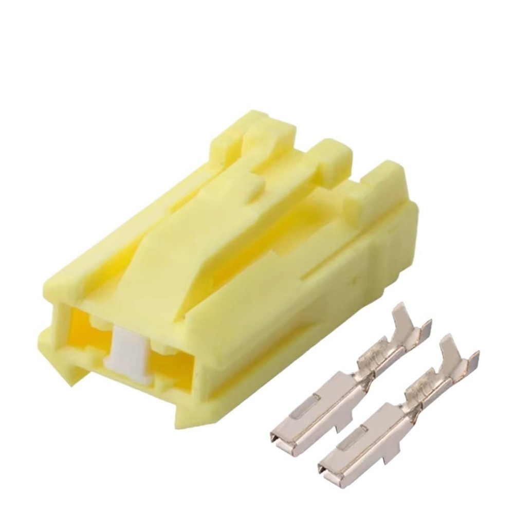 1/5/10/20/50 Sets 2 Pin MG610850-4 7283-8123-40 Car License Plate Light Connector High Position Brake Light Wiring Plug(5 Sets 2p Female)
