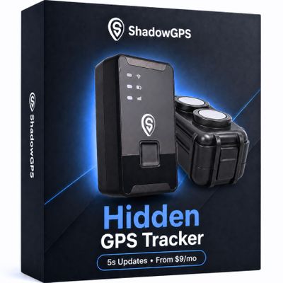 Hidden Magnetic GPS Tracker for Kids, Vehicles & Assets, 5 Sec Updates