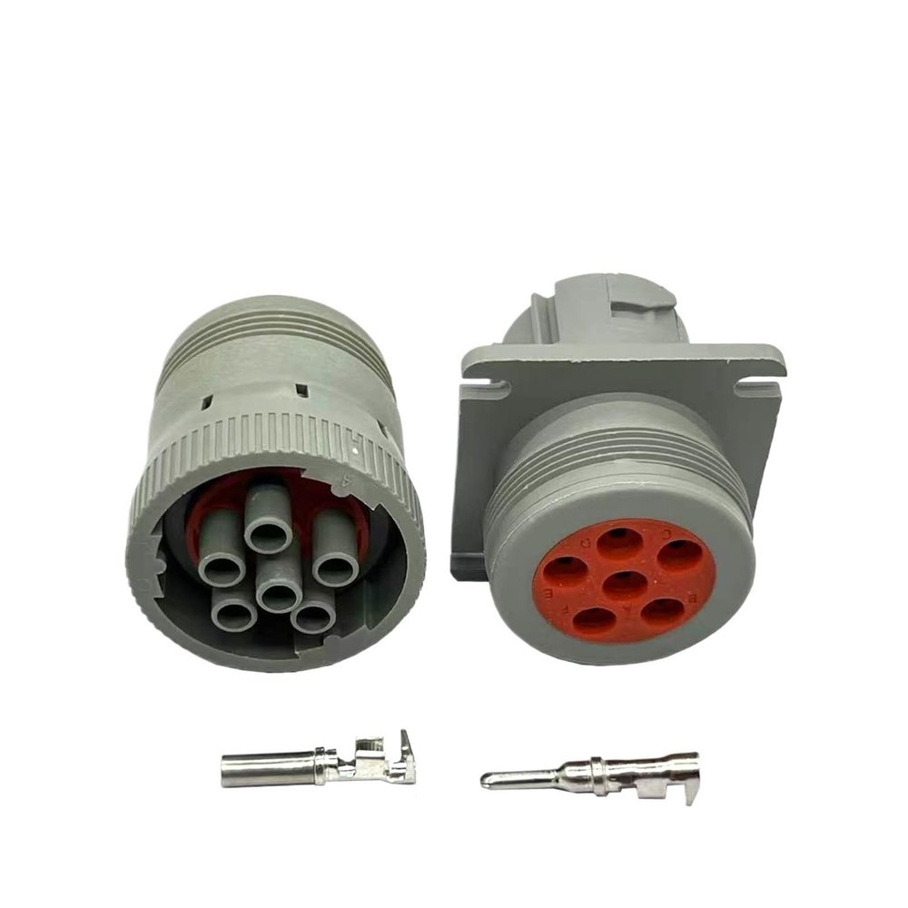 1/5 Sets 6 Pin HD16-6-12S-B010 HD10-6-12P Male Female Connector IP68 Flame Retardant(5 Sets Male Female)