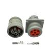 1/5 Sets 6 Pin HD16-6-12S-B010 HD10-6-12P Male Female Connector IP68 Flame Retardant(5 Sets Male Female) view 1