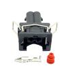 1/5/10/20/50 Sets 2 Pin 1 Set 2 Pin 829441-1 037906240 Automotive EV1 Fuel Injector Nozzle Connector Plug(50 Sets 2p Female) view 1