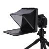 GOWENIC TC7 Teleprompter for Smartphone Tablet SLR Camera, Remote & App Control, for DSLR Camera Wide Angle Lens Video Recording, Online Teaching Live Streaming view 1