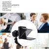 GOWENIC TC7 Teleprompter for Smartphone Tablet SLR Camera, Remote & App Control, for DSLR Camera Wide Angle Lens Video Recording, Online Teaching Live Streaming view 2