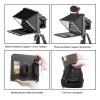 GOWENIC TC7 Teleprompter for Smartphone Tablet SLR Camera, Remote & App Control, for DSLR Camera Wide Angle Lens Video Recording, Online Teaching Live Streaming view 3