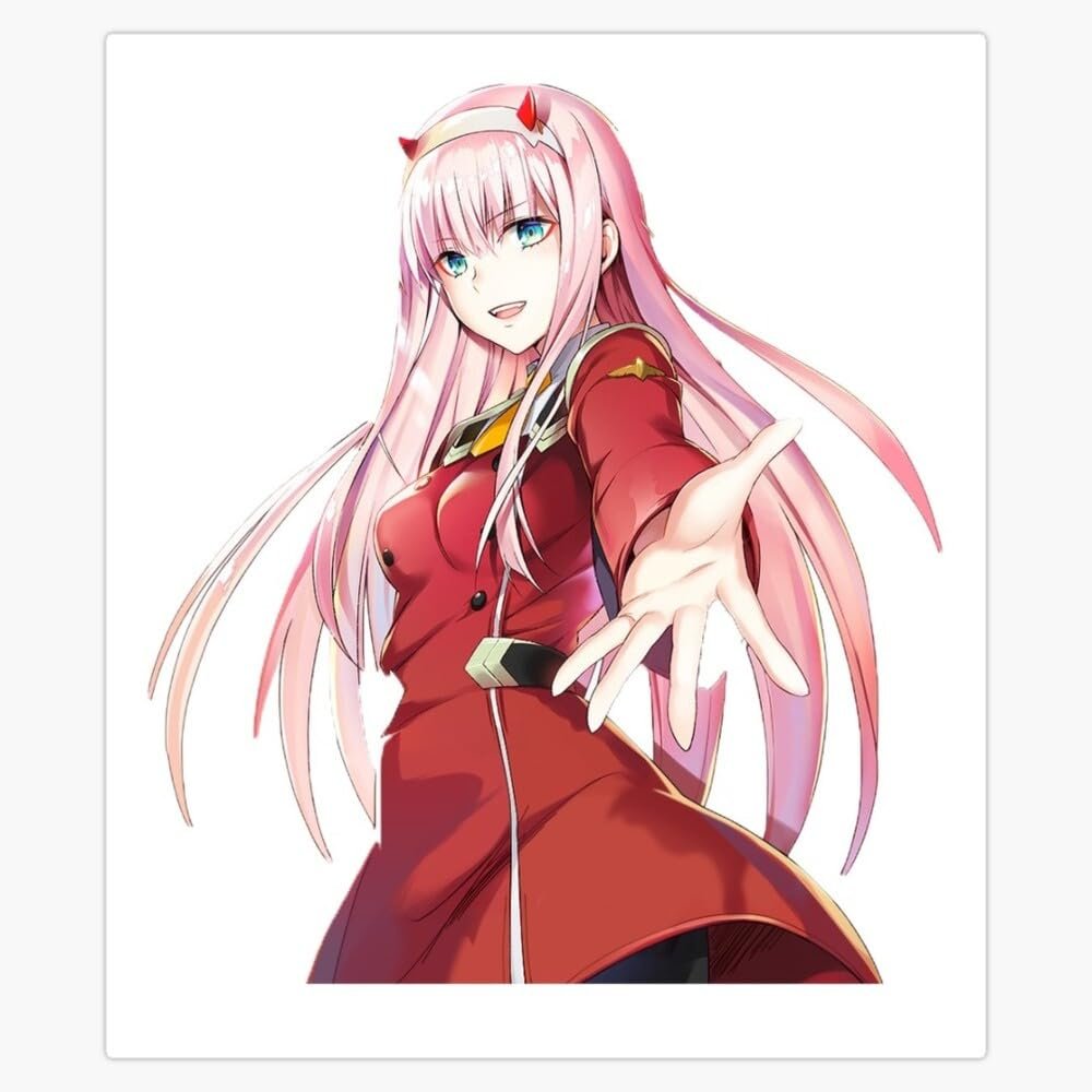 02 (Darling in The Franxx) Cute Sticker Decal Laptop Car Window Vinyl 5"
