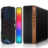 HP Dark Single Premium Desktop Computer PC  AMD Processor,16GB RAM,512GB SSD,RGB Keyboard with AI Copilot Key and Mouse,RGB Soundbar,Windows 11(Renewed) view 1