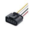 1-50 Sets 4 Pin Automotive Connector Ignition Coil Wire Harness Plug 8K0973724 for(Green) view 3