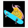 Naughty Squirrel 900 Skateboarding Canvas Print Sticker Decal Laptop Car Window Vinyl 5" view 1