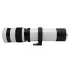 SENECESLI Tele Lens, Optical Glass 420 to 800 Mm E Mount Tele Zoom Lens for Mirrorless Camera (White) view 4