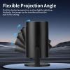 Diydeg Portable Projector, 1080P Full HD 150 ANSI 8000lm Brightness 270 Adjustable Projector with Auto Keystone, for Phone, Laptop, TV, , USB, Home Theater, Outdoor view 4
