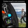 Luocute Speaker, Rugged All Metal Shell Portable Wireless Speaker with Dazzling RGB Lights and Rich Bass, BT5.4 Quick Response, for Outdoor Travel Camping Party view 3