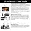 Atomos Ninja TX GO 5" Camera Monitor-recorder, HDMI CFexpress Wi-Fi - HDR Touchscreen Display with Atomos Universal Power Kit & Aluminum Alloy 1/4" Camera Hot Shoe Mount (2 Pack) - Advanced Bundle Kit view 2