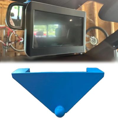 Rearview Mirror Bracket for Furrion Vision S 5/7 inch Screen, Compatible with Ford Super Duty/F150, Ball Rearview Mirror mounting Bracket (Orange)