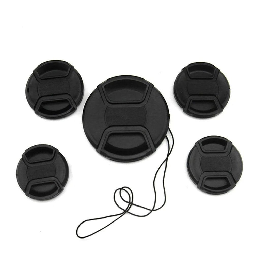 Compatible for Camera Center Pinch Front Lens Cap Multi-Size Kit (100-Pack) - 37 to 86mm(62mm)