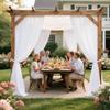 Shillance White Wedding Arch Draping Fabric, 2 Packs 29" x 20FT Sheer Fabric Arch Drapery Curtain Backdrop Ceiling Drapes for Wedding Arbor Ceremony Canopy Birthday Party Decorations view 4