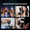 GODOX IT32 F GN18 TTL Flash & X5F Flash Trigger for Fuji 2-in-1 HSS Rotatable Flash Head and Touchscreen 2.4GHz X System with LED Modeling Lamp,Magnetic Filter,White Diffuser and Build-in Reflector view 3