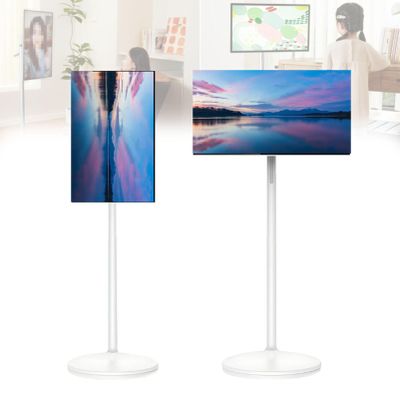 Zowdrix 32" Portable TV Tablet, with Stand on Wheels, Movable Touchscreen Full Swivel Rotation, for Study/Office/Fitness/Karaoke