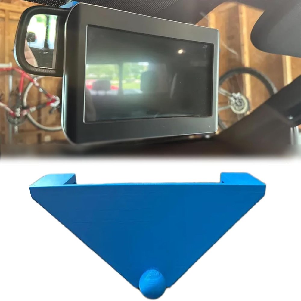 Rearview Mirror Bracket for Furrion Vision S 5/7 inch Screen, Compatible with Ford Super Duty/F150, Ball Rearview Mirror mounting Bracket (White)
