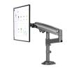 KUYBTU H100 22-35" 17"-30" Gas Spring Arm Full Motion LCD Tv Stand 2-9Kg 2-12Kg Double Arm Clamp Stand-2-12KG Black view 1