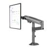 KUYBTU H100 22-35" 17"-30" Gas Spring Arm Full Motion LCD Tv Stand 2-9Kg 2-12Kg Double Arm Clamp Stand-2-12KG Black view 3
