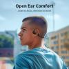 PSIER Bone Conduction Headphones, Open-Ear Bluetooth 5.4 Wireless Sport Headphones, Bone Conduction Earbuds 10H Playtimes with Mic, IPX6 Waterproof Earphones for Hiking, Cycling, Gym, Black view 4