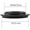 1 Piece Male Thread Telescope Photography Ring, Mounting Adapter Ring All Metal Adapter Accessories 0.75mm Pitch(M42X2inches) view 3