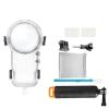 Compatible for 60M Fully Invisible Waterproof Diving Shell, Underwater Housing Cover for Action Camera(Type 3) view 1