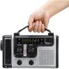 Portable Multifunction Solar Hand Crank Radio Emergency Weather with Flashlight, Reading Lamp Cellphone Charger and SOS Alarm view 1