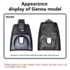 4K Front & 2K Rear 2 Channel HDR Dash Cam, Dual STARVIS 2 IMX678 IMX675, Custom Fit for Toyota Sienna Gen4 XL40 2021 2022 2023 2024 2025 LE Limited XLE Platinum etc, 5GHz WiFi, GPS, 128GB Card view 2