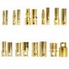 40PCS Pure Copper Gold Plated Bullet Connectors with Banana Plugs, Assorted Sizes for Brushless Motors, Lithium Batteries, Airplane Models and DIY Projects (2mm Female) view 4