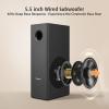 Elimavi Sound Bars for TV with Subwoofer - Detachable 2-in-1, 2.1 Deep Bass Surround Sound System, Bluetooth 5.3 & RCA, for TV, PC Gaming & Home Theater view 3