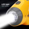 Portable Radio Emergency Solar Hand Crank Manual Power Generator for Household and Outdoor LED Flashlight view 2