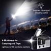 Emergency Radio,Rechargeable Weather Solar Hand Crank Dynamo Multifunction with LED Flashlight, Read view 3