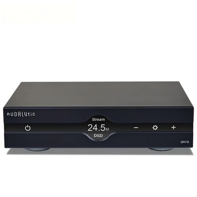 Gustard AUDALYTIC DR70 R2R Streaming DAC - Home Audio Network Bridge Streaming CK-01 Clock Native 1-bit DSD D/A-Converter DSD512&PCM768kHz (Black)