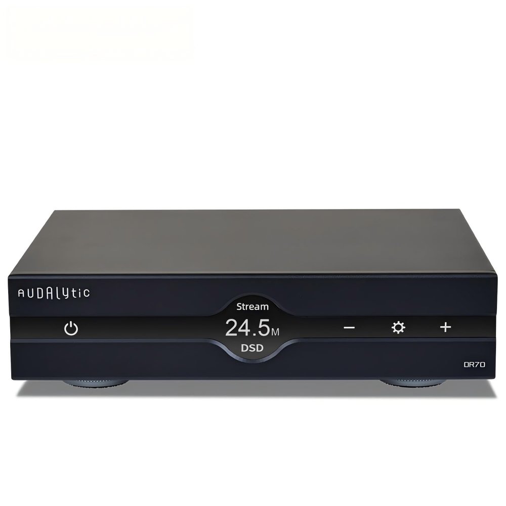 Gustard AUDALYTIC DR70 R2R Streaming DAC - Home Audio Network Bridge Streaming CK-01 Clock Native 1-bit DSD D/A-Converter DSD512&PCM768kHz (Black)