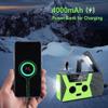Emergency Weather Radio Am/Fm, 2000Mah Hand Crank Wind up Solar with Led Flashlight Sos Alarm Cellphone Charger for Outdoor Camping Survival view 3