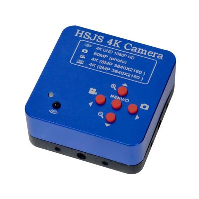 20205 HSJS 4K 60MP HDMI USB Industrial Video Microscope Camera for Phone PCB Repair