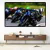60-200 inch Projector Screen,Black Backing Anti-Crease Movies Screen, 4:3 Foldable Portable Projection Screen for Indoor Outdoor(84inch(170x128cm)) view 4