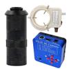 20205 HSJS 4K 60MP HDMI USB Industrial Video Microscope Camera For Phone PCB Repair & 100X C-Mount Lens With 56-LED Adjustable Ring Light view 1