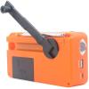 Emergency Hand Crank Radio Portable Camping Solar AM/FM/NOAA Weather with Reading Lamp, LED Flashlight for Household Outdoor Survival view 2