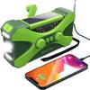 Emergency-Radio Hand Crank Solar Portable Weather Radios,AM/FM, LED Flashlight, Alarm Clock,SOS,10000mAh Power Bank view 1