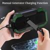 Emergency Weather Radio, 2000mAh NOAA Waterproof Hand Crank Radior, AM/FM Outdoor Camping Solar Alert for Cell Phone Charge view 3