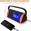Solar Radio 4000mAh Hand-Crank Flashlight fm with Mobile Phone Charging Function Suitable for Outdoor use The Most Beautiful Gift view 2