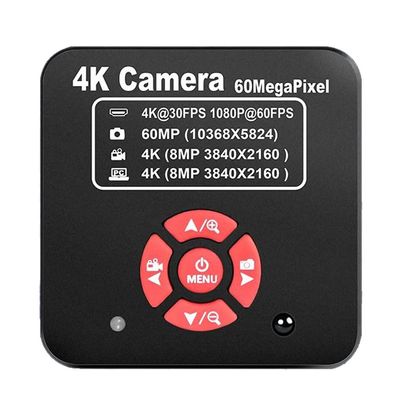 20205 NEW 4K 60MP HDMI USB TF Industrial Video Microscope Camera For Phone PCB Repair
